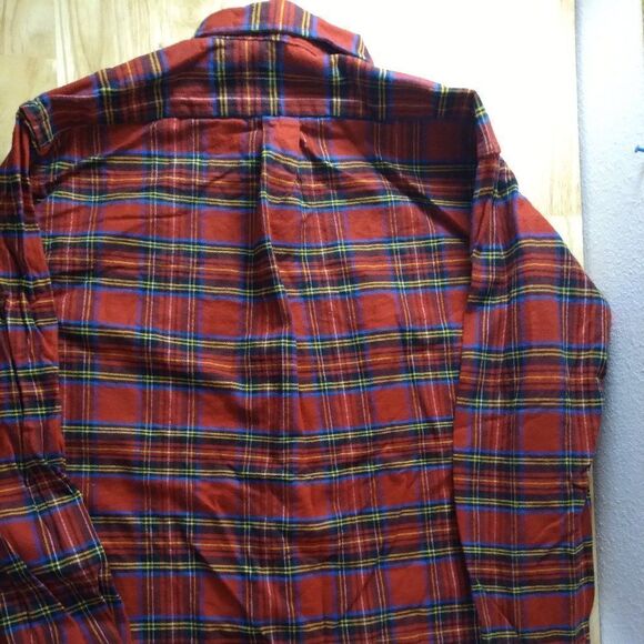 Vintage L.L. Bean Flannel Button Down Shirt - Picture 7 of 8